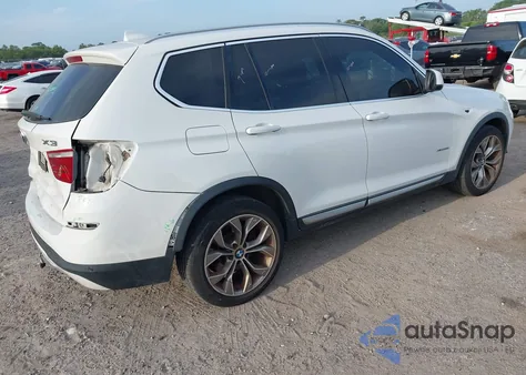 2015 BMW X3 xDrive35I from USA, damaged, VIN 5UXWX7C59F0K34313